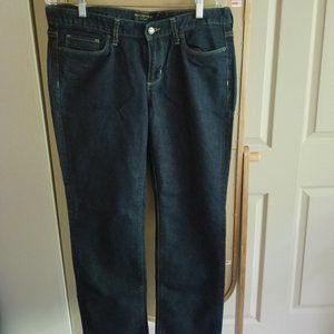 Banana Republic Straight Leg Dark Wash Jeans 14P